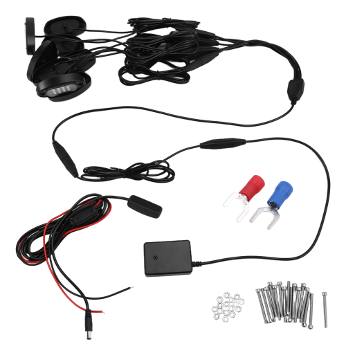 Kit de 8 luces LED RGB de roca con base de neón multicolor 1