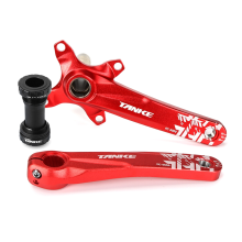 Pedivela 170mm para bicicleta, coroa vermelha