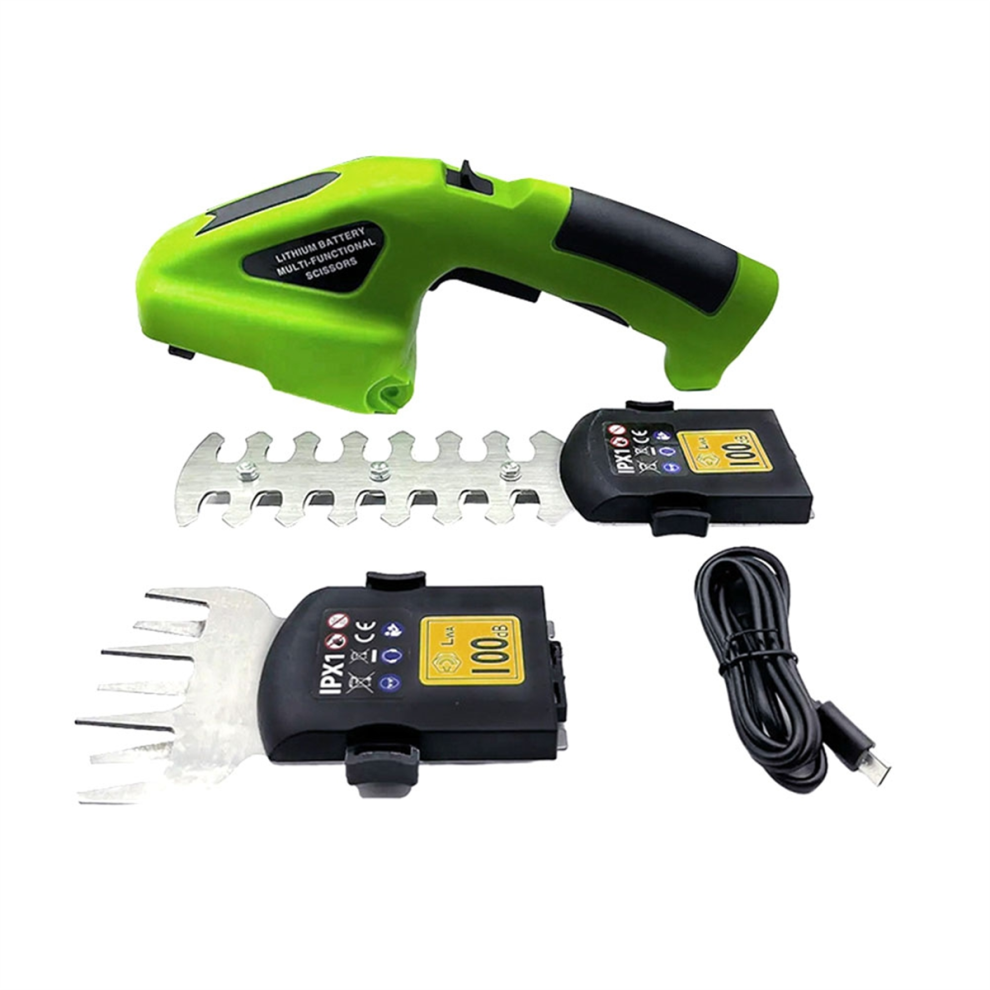 Cisaille à gazon et taille-haie électrique sans fil rechargeable