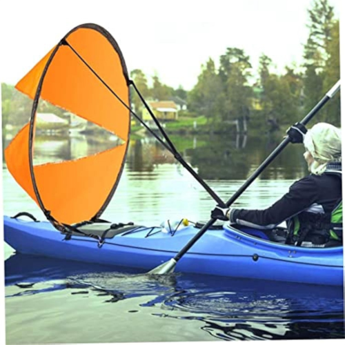 Pagaia per kayak blu, kit per vela downwind, vela downwind per kayak 1