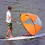 Pagaia per kayak blu, kit per vela downwind, vela downwind per kayak 3