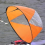 Pagaia per kayak blu, kit per vela downwind, vela downwind per kayak 5