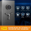Lock Replacement Chrome Digital Keypad Electronic Lock 3