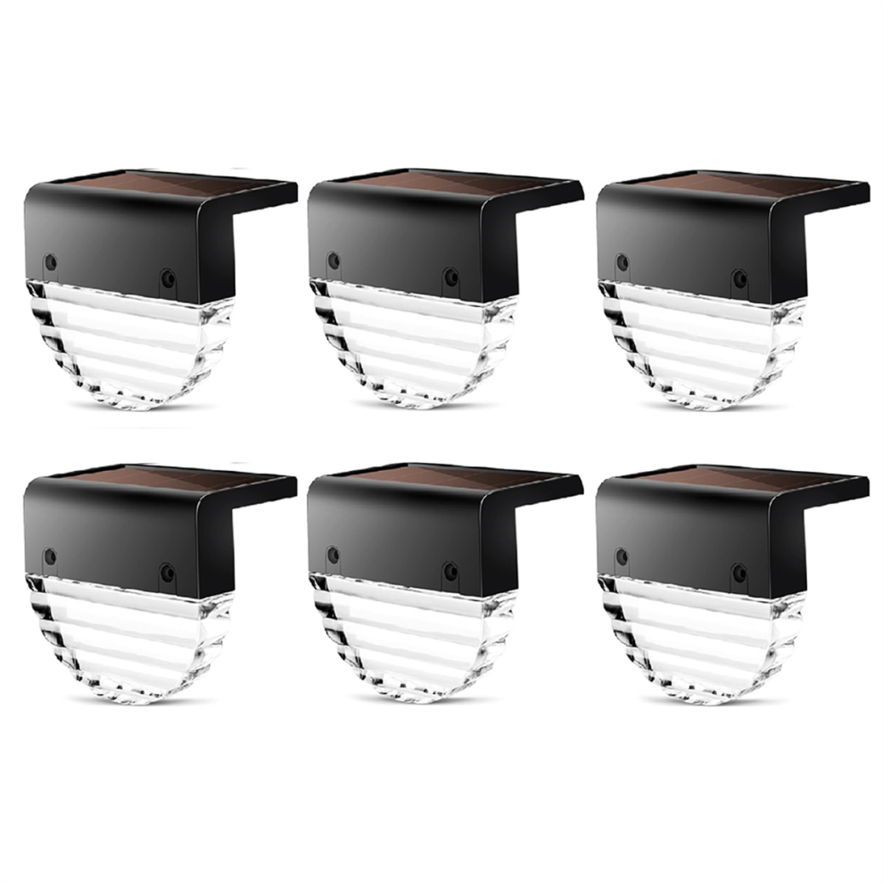 Lampada Da Parete Solare, Lampada Da Ponte, Lampada Da Parete Per Esterni, 6 Pezzi