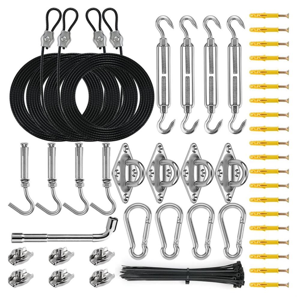 Kit Di Montaggio Per Tenda Da Sole Esterna, Ferramenta Per Tenda Da Sole A Vela