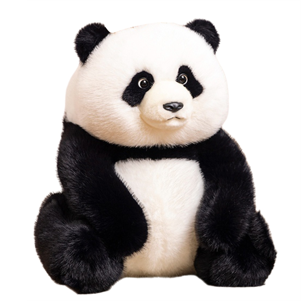 Photos - Other Toys Realistic and cute giant panda baby plush toy animal panda doll