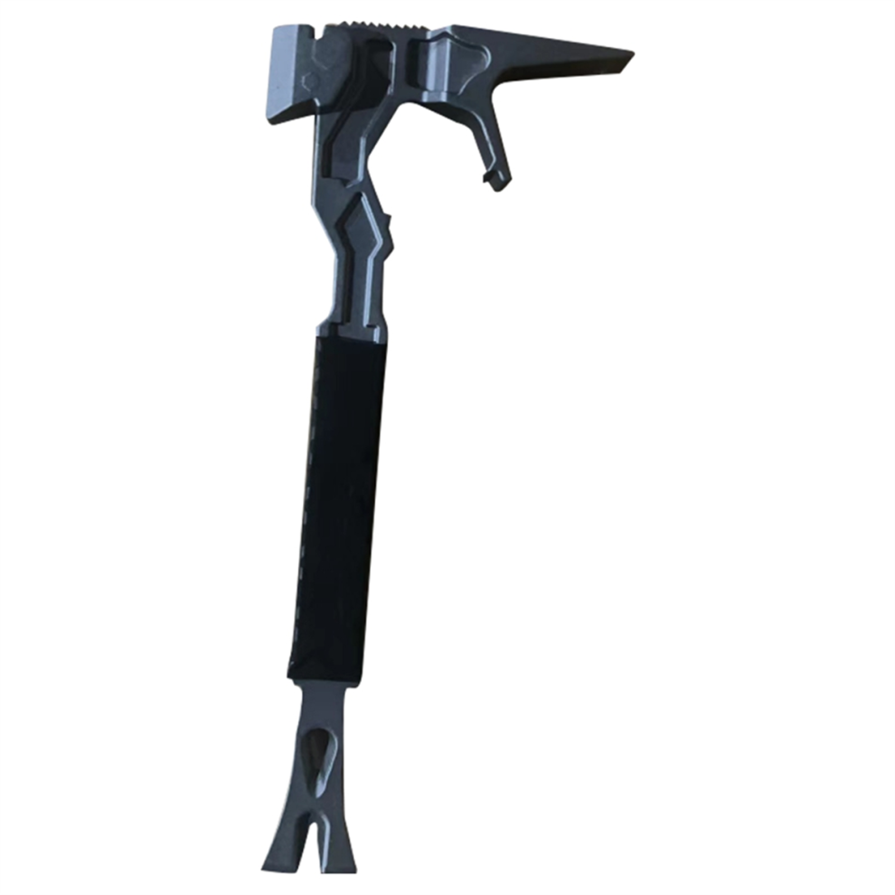 Martello Multifunzionale Per Esterni, Levachiodi, Piede Di Porco, Strumento Di Soccorso Antincendio