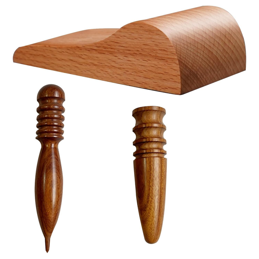 Kit Per Lucidatura Bordi In Pelle E Piegatura Cinghie In Legno