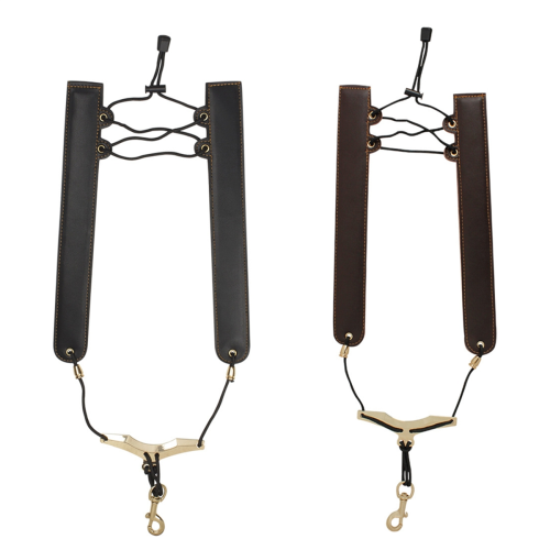 Saxophone straps PU Leather foldable shoulder strap 2
