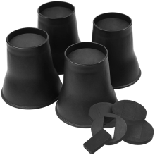 4PCS Bed Risers 6 Inch Heavy Duty Round Furniture Risers Lifts Risers