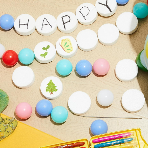 72Pcs 3 Inch Foam Circles 1 Inch Thick Round Polystyrene Discs 1