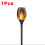 (1PC)1-12PCS 12LED Solar Flame Φωτιστικό Φως που τρεμοπαίζει Αδιάβροχο 1