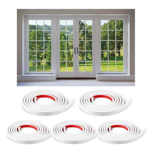 5 Rolls Total Window Grille Inserts Grid Kit White 1