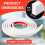 5 Rolls Total Window Grille Inserts Grid Kit White 3