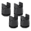 Bed Risers Adjustable Furniture Risers,black 1