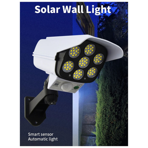 2PCS Outdoor Solar Ligths 77Led PIR Motion Sensor Lamp 1