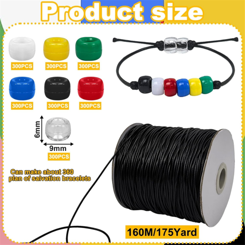 2100pcs Beaded Bracelet Making Kit School Crafts 1