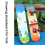 58.5cm Skateboard Deck Maple Skate Board Blank DIY Decorative Board 5