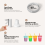 Water Dispenser, Detachable Automatic Drinking Water Pump White 5