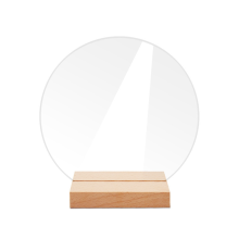 12 stuks DIY blanco acryl tafelbord met standaard B