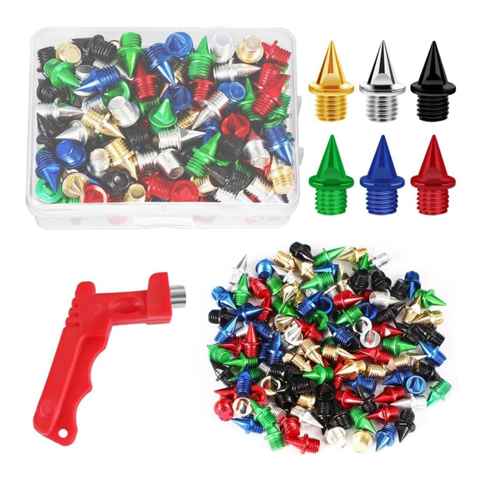 120PC 1/4inch Track Country Spikes Golf Shoe Spikes with Spike Wrench-image-OPC-PGZWQQD-NEW