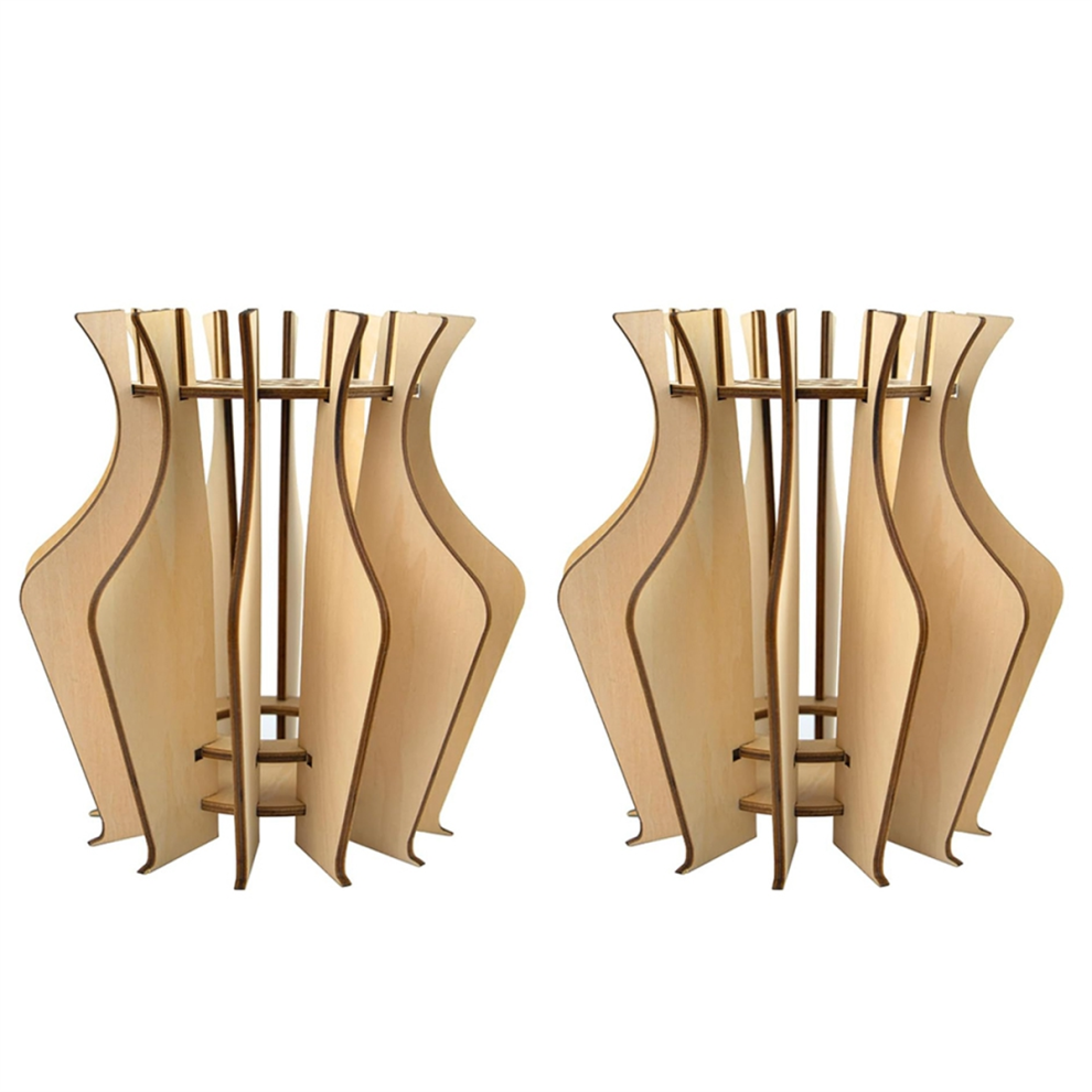 Puzzlevase Aus Holz, Ideal Zum PräSentieren Von Rosen, Tulpen Und Narzissen-image