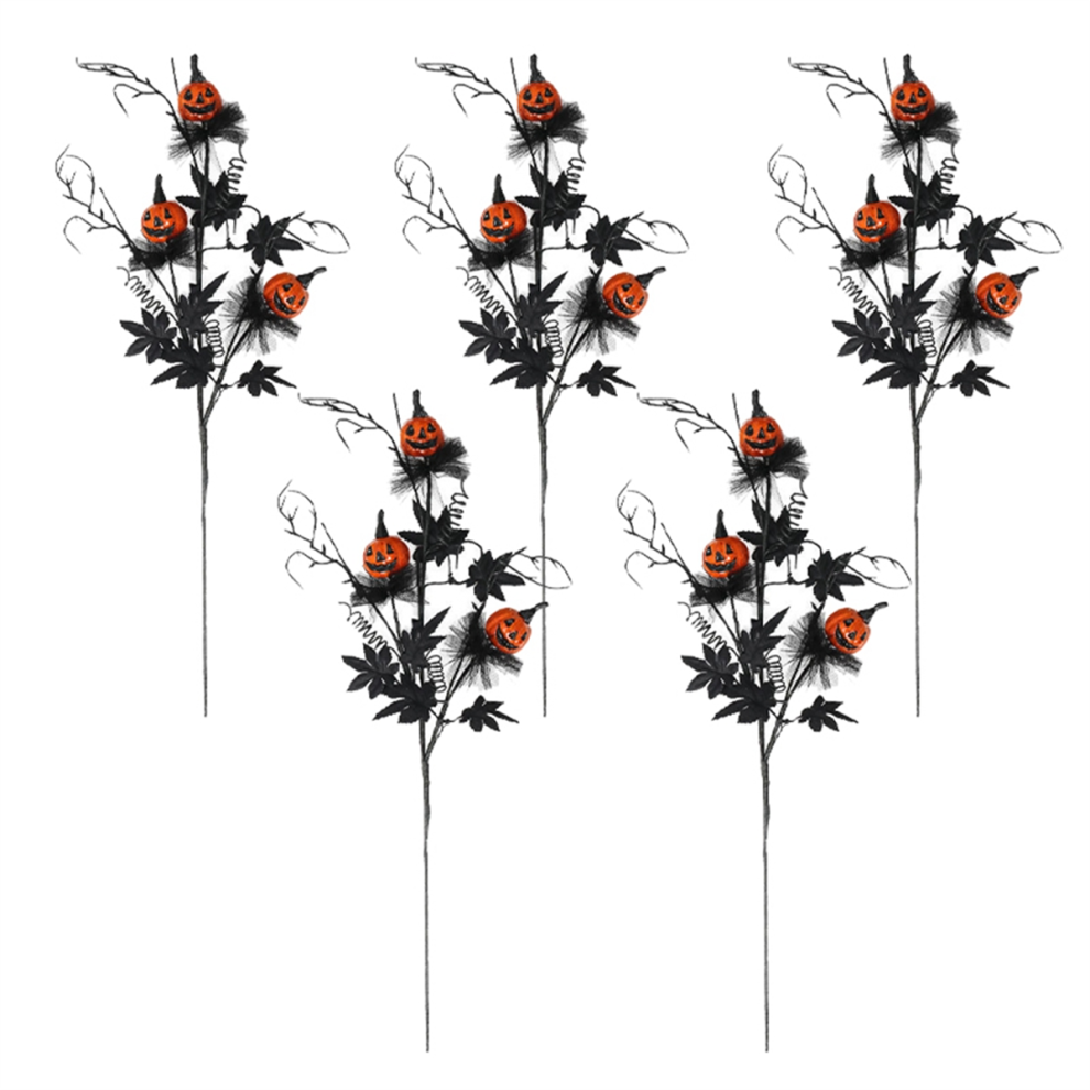 Neznačkové Halloween Horror Decorations Black Horror Pumpkin