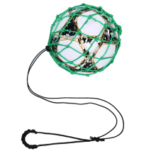 Groene voetbalnettas, vetgedrukte encryptie + elastisch touw