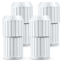 4 Pcs Pool Teleskop Pole Weiß Externe Cam Pool Pole Teile