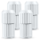 4 Pcs Pool Telescopic Pole White External Cam Pool Pole Parts 1