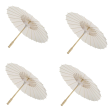 4 kpl paperista aurinkovarjoa, rantavarjoa, tee-se-itse-sateenvarjo, valokuvausrekvisiittaa