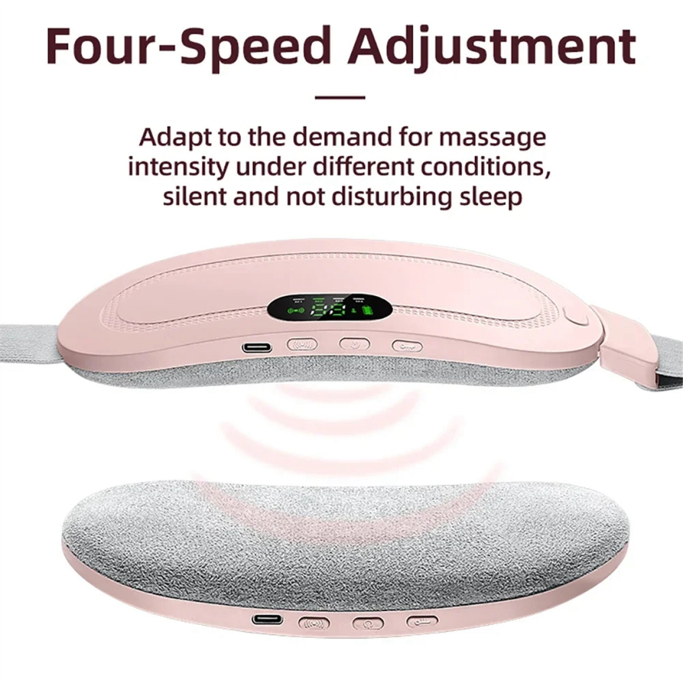 Neznačkové Menstrual Heating Pad Abdominal Massager Smart Warm Palace Belt, A