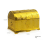 Gold-sprayed Hunt Pirate Hidden Box Plastic Decorative 2