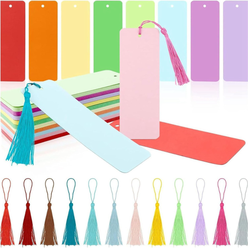 G2PLUS 100Stk Geschenkanhänger Braun: 5x10cm Kraftpapier Etiketten Anhänger mit Juteschnur, 300g/m² Papieranhänger für Geschenkverpackungen, DIY Basteln und Kunsthandwerk