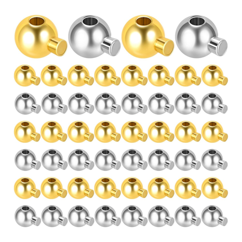 Lot D'embouts à écraser Dorés 4mm - Environ 500 Pièces Pour Bijoux, Neuf