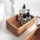Hand-woven wicker basket Fruit, tea and bread basket for cosmetics 3
