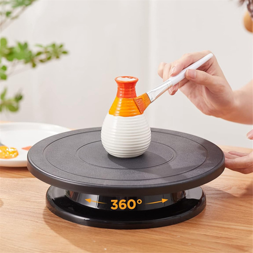 cake decoration decorating turntable black 2