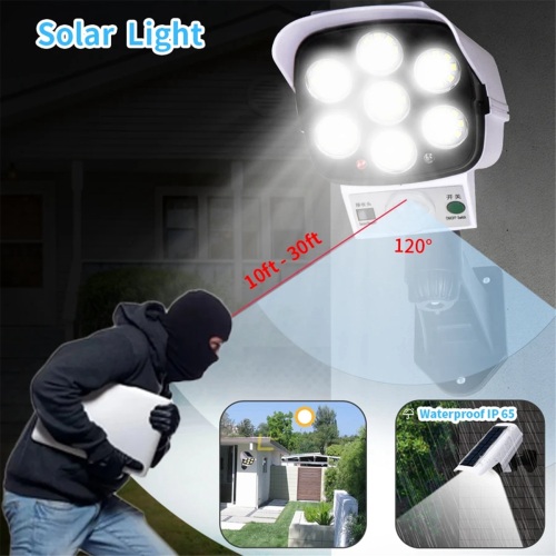 1PCS Outdoor Solar Ligths 77Led PIR Motion Sensor Lamp 2