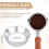 54mm Espresso Dosing Funnel Puck Screen Kit with 2 Filter 3