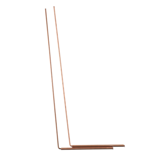 2pcs Pure Copper Metal Detector Rod 1