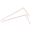 2pcs Pure Copper Metal Detector Rod 5