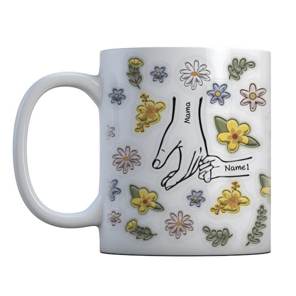 Mother's Day gift custom coffee mug, personalized coffee mug 1 names-image-OPC-PGZWVM2-NEW