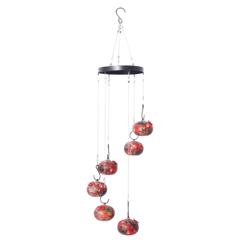 Garneck Japanse Windgong Glazen Windgong Creatieve Hangende Windbel voor Spa Decor Kantoor Tuin Home Decor