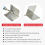 2 PC Corner Tool Set,Inside Corner Knife & Outside Corner Knife 4