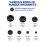200Pcs 7Sizes Rubber Grommet Assortment Kit 3