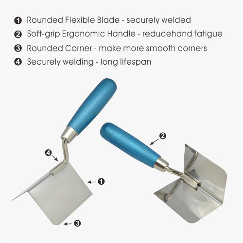 2 PC Corner Tool Set,Inside Corner Knife & Outside Corner Knife 2