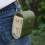 Golf Ball Bag Rangefinder Instrument Shockproof PU Leather Case Brown 2
