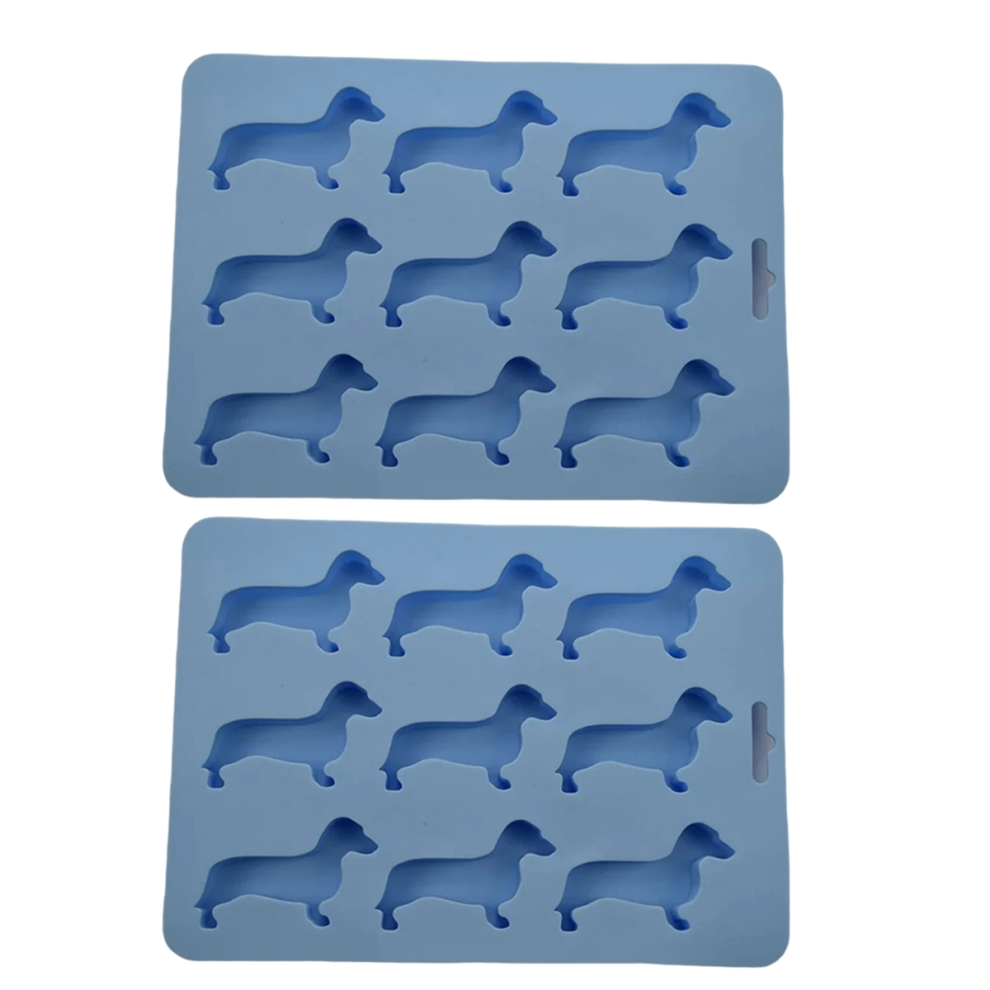 Stampo Per Ghiaccio In Silicone A Forma Di Bassotto A-image