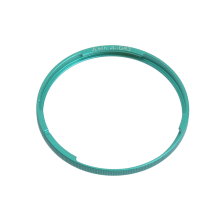 Aluminium-Linsenring für 3 dekorative Ringe, grün
