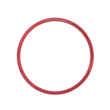 Aluminium-Linsenring für 3 dekorative Ringe, rot